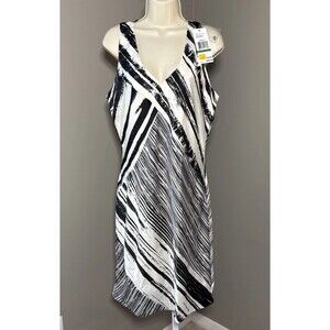 Kenneth Cole Dress Sleeveless V-neck SZ LARGE NWT $94.97